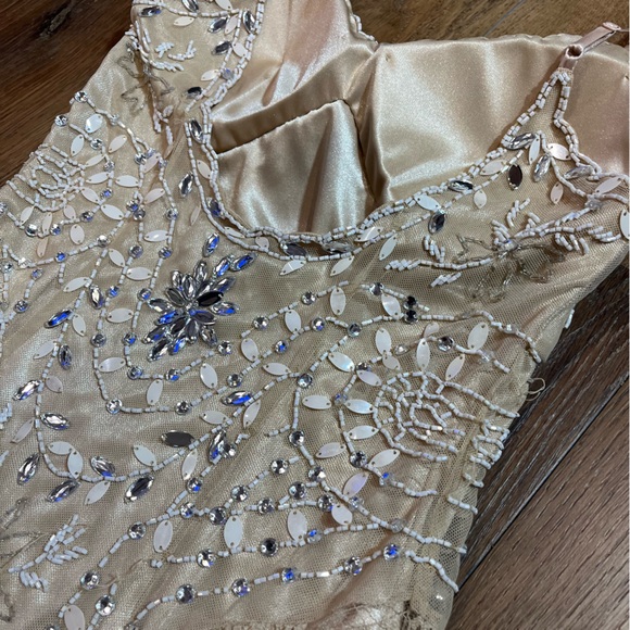 Vintage Y2K Beaded Dress Vintage Sue Wong Dress Vintage Lace Fairy Prom Wedding - Picture 14 of 17